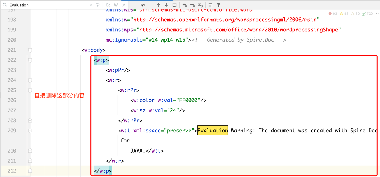 spire.doc 在 ftl 中的 warning 文字标识.png